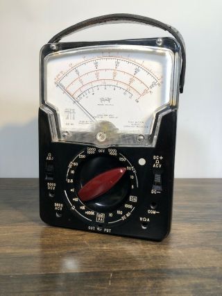 Vintage Triplett 630 - Plk Voltmeter Ohmmeter Volt Ohm Meter