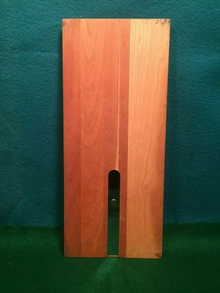 Vintage Drueke Cribbagemaster Wooden Cherry Cribbage Board No.  1950 w/ 18 Pegs. 4