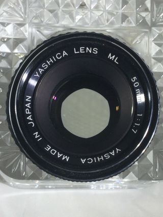 Yashica FX - 1 Black Electro 35mm W/Yashica ML50mm f1.  7 lens - Soligar 1:3.  8 85 - 135 7