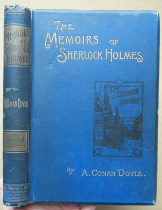 Arthur Conan Doyle The Memoirs Of Sherlock Holmes 1894 Uk 1st Detective Fiction