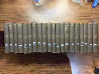 Spurgeon Sermons 1892 Memorial Library 20 Volume Book Set Funk & Wagnalls Signed