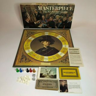 Masterpiece The Art Board Game 100 Complete Vintage Parker Brothers