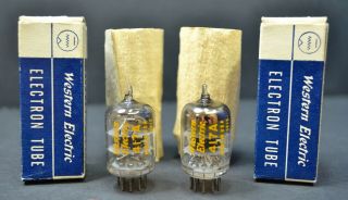 Western Electric 417a Match Pair 1958 - From Shelves - Identical 5813 Codes