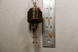 1940 ' S METAL - GLASS POWER TRANSMITTING VACUUM TUBE - WESTERN ELECTRIC RIC D160710 2