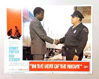 In The Heat Of The Night Vintage Movie Lobby Card 11x14 P3