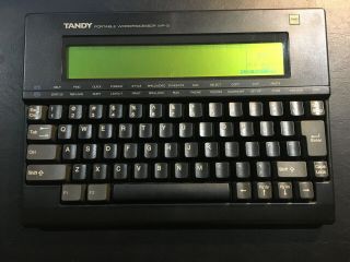 Vintage Tandy Wp - 2 Portable Word Processor,