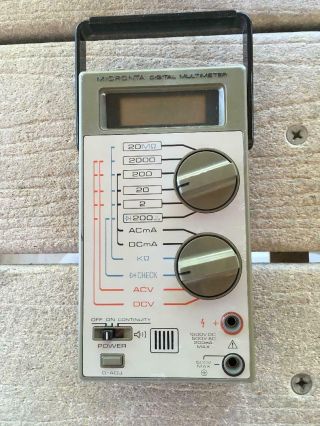 Vintage,  Micronta Digital Multimeter 22 - 19,  Radio Shack,  Fine