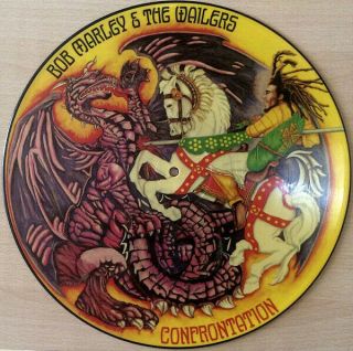 Bob Marley & The Wailers ‎– Confrontation - Vintage 1983 Uk Picture Disc