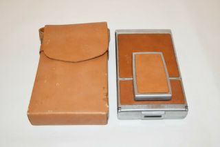 Vintage Polaroid Sx - 70 Land Camera - Leather Case -