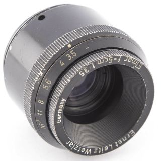 Leitz Elmar 5cm F3.  5 Doogs Vintage Enlarging Lens 50mm