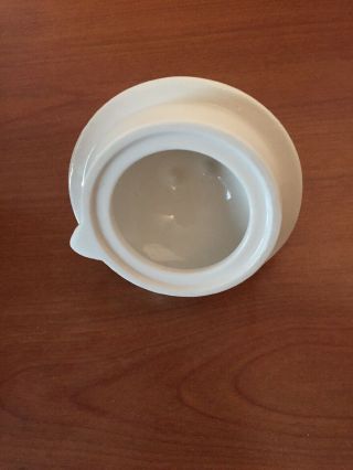 Vintage Graces Teaware White Scroll Tea Pot 5