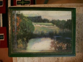 Vintage Dated 1958 Pine Valley Golf Club Hole 5 Spalding 6 Ball Box