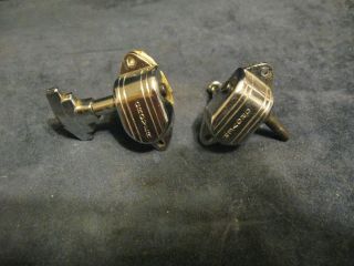 2 Vintage Grover Imperial Chrome Tuners 1960 