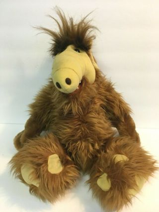 Alf (alien Life Form) 18 - In.  Plush Toy Vintage 1986 Coleco Stuffed Animal