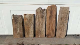 5 Reclaimed Vintage Old Barn Wood Lumber Boards Rustic Projects Signs 1461