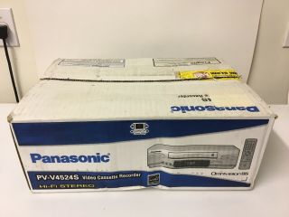 Panasonic Pv - V4524s Vcr Vhs Player 4 Head Hi - Fi Stereo Remote