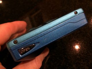 Vintage Sony MZ - E60 Portable MD Minidisc Walkman Player in Blue 4