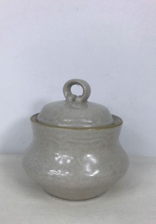 Hearthside Stoneware Vintage The Classics | Sugar Bowl | Lid | 4 1/2 " | Japan
