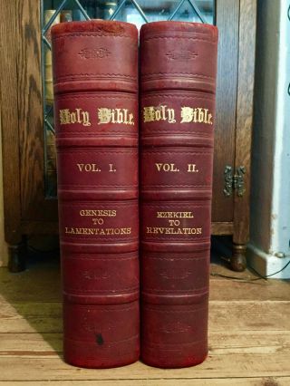 Holy Bible Old & Testaments,  Apocrypha In 2 Folio Vols,  Doré,  225 Plates