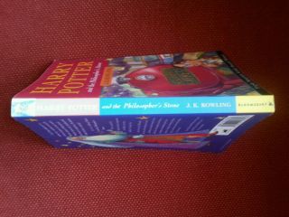 Harry Potter and the Philosopher ' s Stone Joanne J K Rowling 1st edition pbk vgc 5