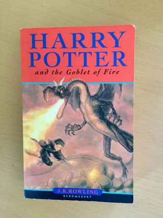 Harry Potter & The Goblet Of Fire.  J K Rowling.  2000.  1st Print.