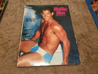 Vintage 1988 Malibu Men Calendar By Tory Jeffery Male Beefcake Gay Interest