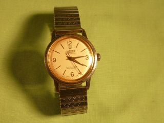 Vintage Roamer 17 Jewels Swiss Made Gents Wrist Watch Shock Antimagnetic