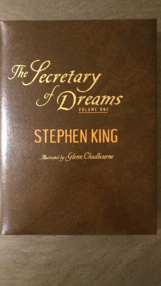 Stephen King Secretary Of Dreams Cemetery Dance Signed Limited 514/750 Volume 1