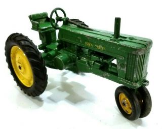 Vintage Eska Carter 60 John Deere Die Cast Metal Farm Toy Tractor 1/16 Ertl Usa