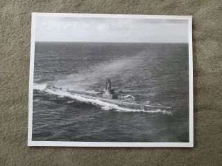 Vintage B/w Photo Uss Archerfish • Ss - 311 Submarine Us Navy