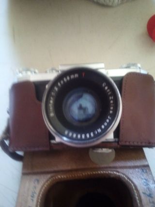 Vintage Practika 35 MM Camera With Leather Case 5