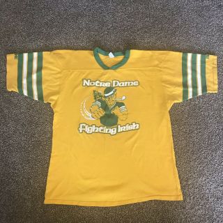 Vintage 70s 80s University Of Notre Dame Fighting Irish Shirt