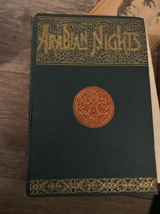 Old Arabian Nights Entertainments Book 1891 Eastern Legends Myths.  Vol 3