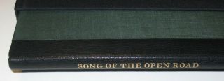Song Of The Open Road [limited Editions Club] Walt Whitman; Aaron Siskind