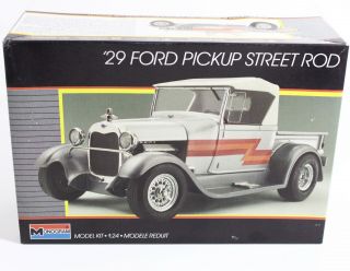 1929 Ford Pickup Street Rod Monogram 1:24 Vintage Model Kit 2750
