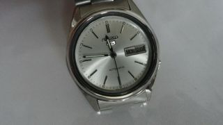 Vintage Japan Seiko 5 Automatic Wrist Watch For Men - Good Finish No.  7009 - 0040