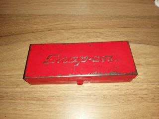Snap - On Kra - 222b 1/4 " Set Box Only Vintage Snap On Tools Corp Kenosha Wi Usa 90