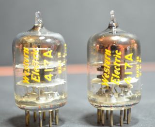 Western Electric We - 417a Nos Perfect Matched Pair - Identical Codes " 6726 " 1967