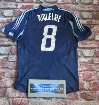 Riquelme Argentina Mens Large Football Shirt Vintage Jersey World Cup Soccer
