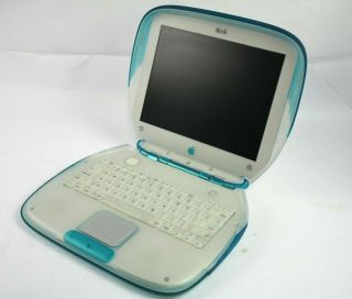 Vintage Apple iBook G3/300 Clamshell Laptop Computer M2453 - Blueberry 2