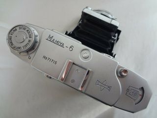Mamiya 6 6x6 film folding camera w/Zuiko FC 75/f3.  5 lens from Japan Exc,  1850 2