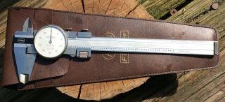 Fowler Helios 6” Dial Caliper 52 - 020 - 016 Vintage With Case