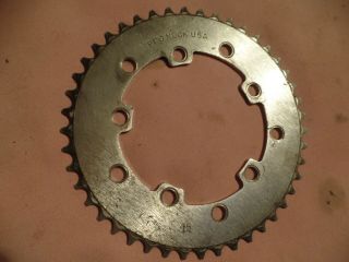 Pro Neck - 45t Chainring Silver,  110 & 130bcd,  Vintage Old School Bmx Made Usa