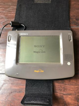 Sony Magic Link Pda Pic - 1000 Personal Intelligent Communicator W/ Power Supply