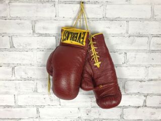 Vintage 12 Oz Everlast Boxing Gloves Sparring Bag Practice