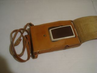 POLAROID SX - 70 LAND CAMERA,  MODEL 2,  WITH LEATHER CASE 8