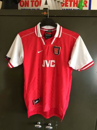 Vintage Arsenal 1996 Home Football Shirt Nike Size Small