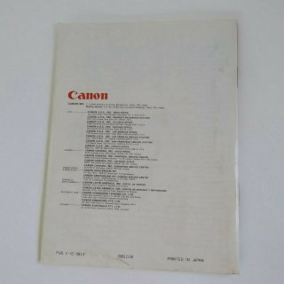 Vintage Canon AE - 1 Camera Owners Instruction Manuals Set of 2 5