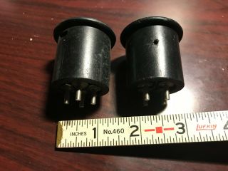 PACENT ADAPTERS NO 20 FOR UV 199 & C 299 TUBES (X2) VINTAGE ELECTRONICS 5