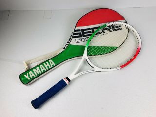 Vintage Yamaha Secret Ex Tennis Racquet Carbon Graphite 4 3/8 With Case